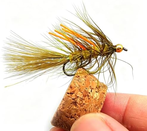 24Pcs Fly Fishing Lures Set, Mixed Dry Nymph Streamer with Storage Box - Image 7
