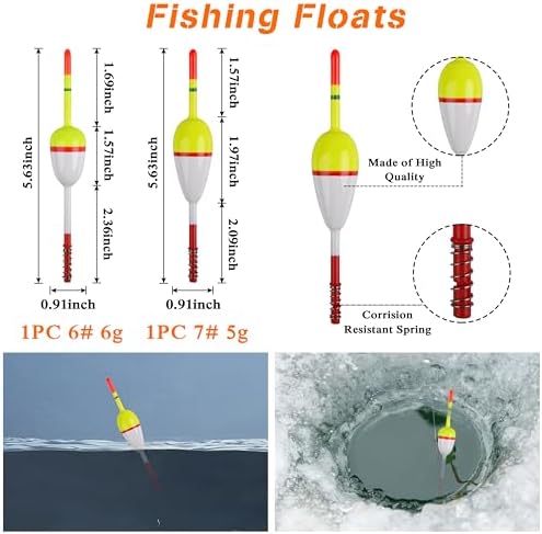 Saltwater Surf Fishing Tackle Kit, Surf Fishing Bait Rigs Bucktail Jig Saltwater Fishing Lures Pyramid Weights Wire Leaders Hooks Swivel Ocean Beach Fishing Gear Box - Image 4
