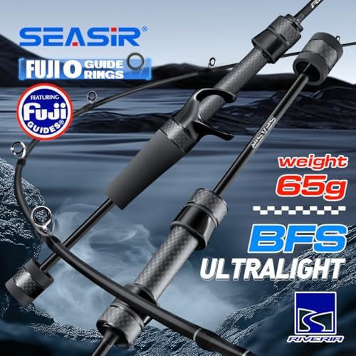 SEASIR Riveria Ultralight Fishing Rod, BFS,Carbon Fiber - Image 2