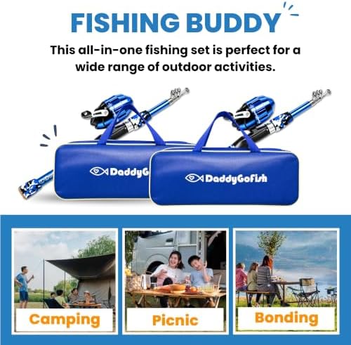 Kids Fishing Pole for Boys, Girls & Youth Age, Toddler Fishing Pole Set Kit - Image 6