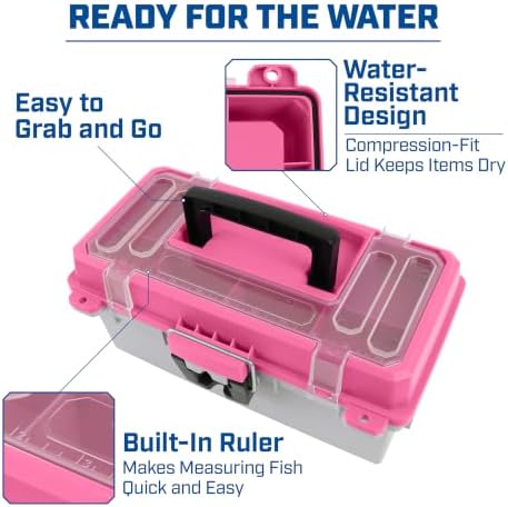 Sheffield 12288 13" Made in USA Tackle Box w/Lift Out Tray & Deep Storage - Image 5