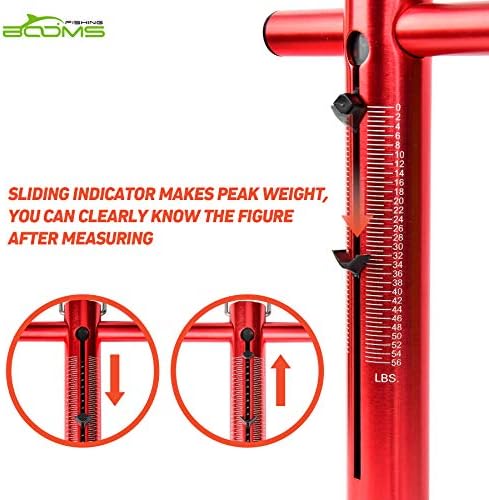 Booms Fishing TS1 Aluminum Tube Spring & Hook Scale 50LB/22KG - Image 4
