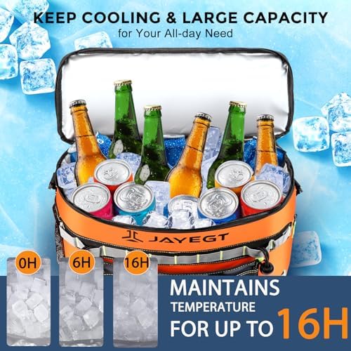 Kayak Cooler Behind Seat - Waterproof Cooler Bag Compatible with Lawn-Chair Seat Kayak，Kayak Accessories Camping Cooler, Portable Ice Chest for Fishing, Beach, Travel,Picnic, Cooler Leak-Proof - Image 3