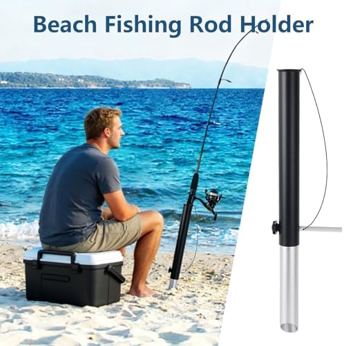 2 Pack Aluminum Sand Spikes for Surf Fishing, 2-Stage Adjustable - Image 7
