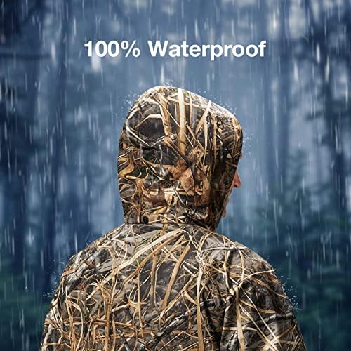 TIDEWE Rain Suit for Men, Waterproof Lightweight 2-Piece Rain Gear - Image 3