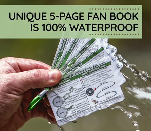 ReferenceReady Fly Fishing Knot Cards: Waterproof Pocket Guide to 14 Knots - Image 3