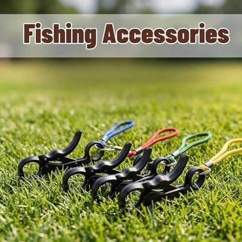 Xinjoduz 2 Pack 5.12" Fish Lip Gripper, Digital Fishing Scale Hook Non-Puncture Replacement Clamp Fish Grabber Tool for Cull Tag Tournament Bass Fishing Culling System Accessories, Black - Image 4