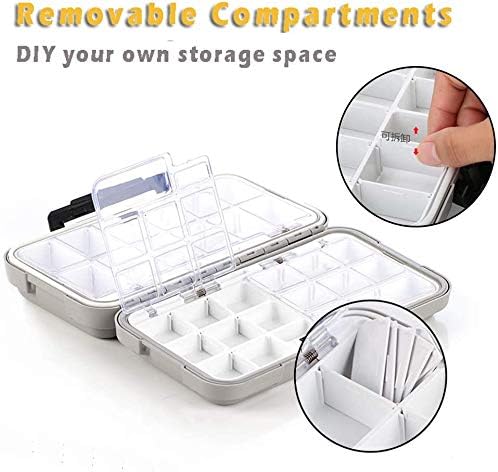 Fishing Lure Boxes, Waterproof Portable Tackle Box Organizer With Storing Tackle Set Plastic Storage - Mini Utility Lures Fishing Box, Small Organizer Box - Image 4