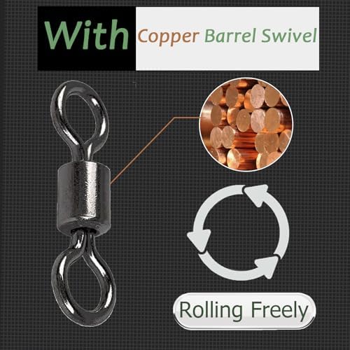 QISHUO Fishing Line Wire Leaders Lures High Strength Fishing Wire Leader Steel Rig Fishing Leaders Stainless Black Nickel - Image 4