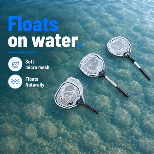 BasicGear Pro Floating Baitwell Net, 10" Hoop, 17"/24"/24"-31", Live Bait - Image 3