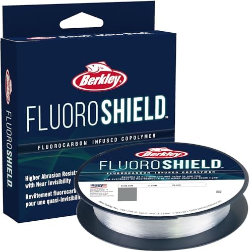Berkley FluoroShield Fluorocarbon Fishing Line, Clear by Berkley