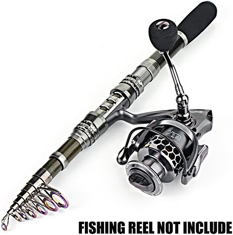Sougayilang Fishing Rod Reel Combo with Telescopic Fishing Pole Spinning Reel Carrier Bag for Travel Saltwater Freshwater Fishing - Image 5