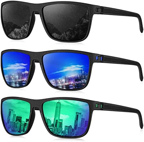 KALIYADI Polarized Sunglasses for Men, Lightweight Sun Glasses with UV Protection for Driving Fishing Golf by KALIYADI