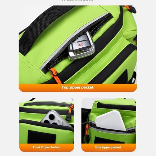 Water Resistant Fishing Tackle Storage Bag Crossbody - Image 6