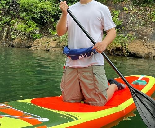 Manual Inflatable Belt Pack,Inflatable PFD Waist Belt,PFD for Paddle Boarding for SUP Paddleboarding Fishing Boating Kayaking（fit 80-330 lbs） - Image 5