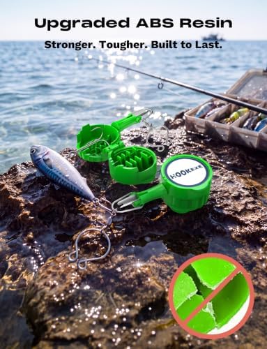 HOOK-EZE Fishing Knot Tying Tool | Protect from Fish Hooks | Tie Fishing Knots Easily | Cool Gadgets for Fishermen | Ice Fly Fishing | Fishing Accessories for Beginner Anglers | Nail Knot Tool - Image 4
