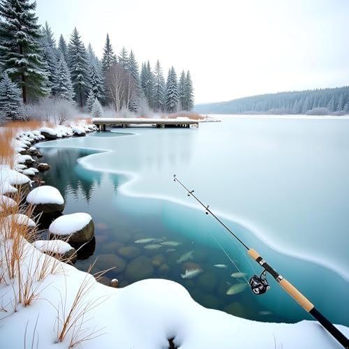Pocket Telescopic Fishing Rod,Winter Rods Ice Fishing Rods Pen Pole Lures Fishing Tackle Spinning Casting Hard Rod Without Reel Useful and Practical Travel Fishing Rod, Gifts for Man (75cm) - Image 5