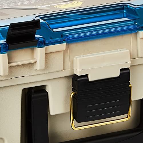 Plano 1349-00 Two Level Magnum 3449 Tackle Box, Sandstone/Blue, One Size - Image 6