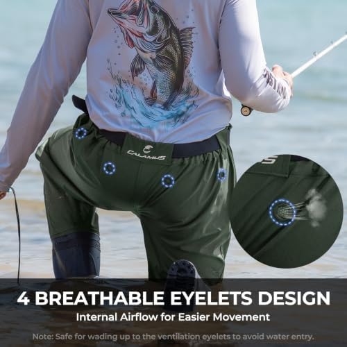 Calamus WaveWalker Waist Waders with Boots, Hip Waders for Men - Image 7