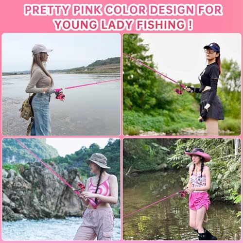 Carbon Fiber Fishing Rod and Reel Combos, Portable Telescopic Fishing Pole with Spinning Reel, Travel Bag for Saltwater Freshwater - Image 5