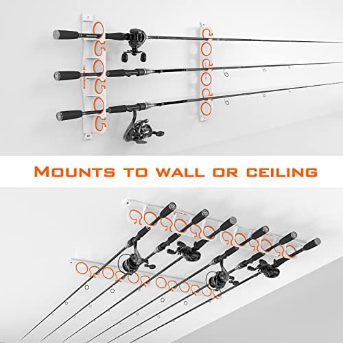 KastKing Horizontal Fishing Rod Holder, White, 2 Pack - Image 6