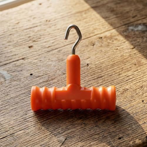 10 Pcs Fishing Knot Puller Set – T-Shape Handle for Carp Rig Construction, Stainless Steel Baiting Tool with Ergonomic Grip (1.97" Length)‌ - Image 7