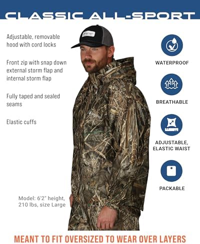 FROGG TOGGS Men's Classic All-Sport 3-Layer Waterproof Breathable Rain Suit - Image 2