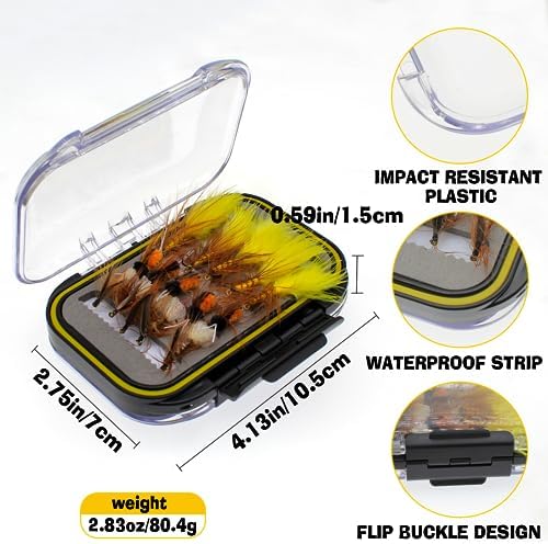 Fly Fishing Poppers Dry Flies Topwater Lures Bass Trout Kit Pro XL - Image 3
