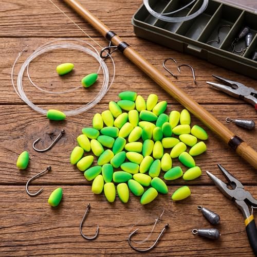 Skylety 60 Pcs Pompano rig Float Foam - Image 5