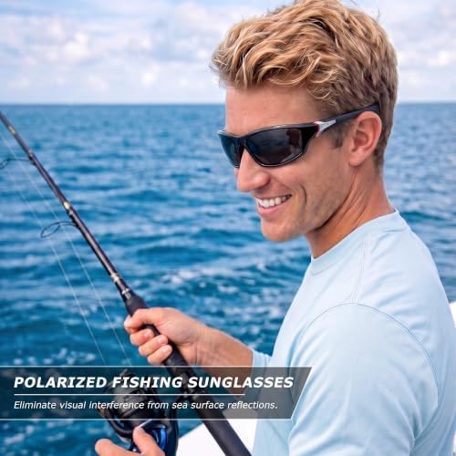 FAGUMA Sports Polarized Sunglasses For Men UV400 Protection - Image 4