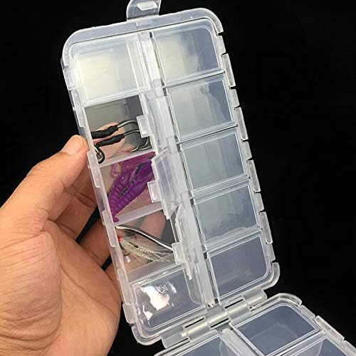 Premium 20 Compartments Tackle Boxes, Tackle Utility Boxes, Plastic Box Storage Organizer Box Adjustable, Fishing Tackle Storage Box Organizer - Image 6
