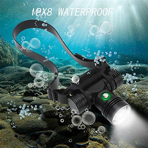 Diving Headlamp, Rechargeable Swimming Headlight Super Bright - Image 5