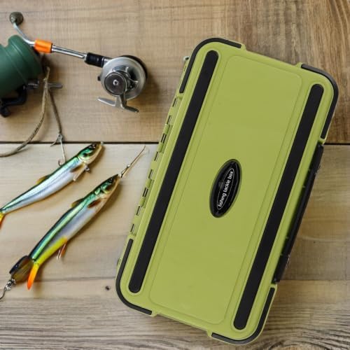 Waterproof Fishing Tackle Box, Hard ABS Lure Bait Keeper with Dividers - Image 6