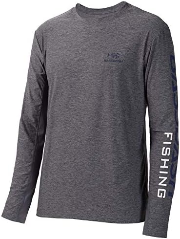 BASSDASH Fishing T Shirts for Men UV Sun Protection UPF 50+ Long Sleeve Tee T-Shirt by Bassdash