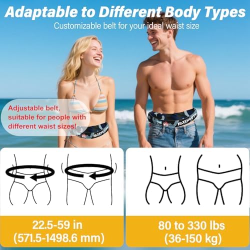 Adult Automatic Inflatable Belt Pack Waist PFD for SUP Fishing Kayaking - Image 2