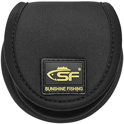 SF Fly Fishing Reel Cover Case Pouch or Fly Reel Black Fit 7/8 wt - Image 4