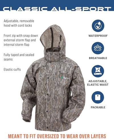 FROGG TOGGS Men's Classic All-Sport 3-Layer Waterproof Breathable Rain Suit - Image 3