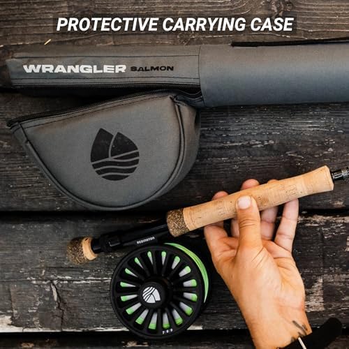 Redington Wrangler Fly Fishing Kit, Medium Fast Action Rod, Crosswater Reel, Fly Line, Leader, & Carrying Case - Image 4
