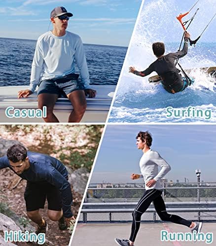 NORTHYARD Men's Sun Hoodie Long Sleeve Fishing Shirts UPF 50+ Rash Guard - Image 5