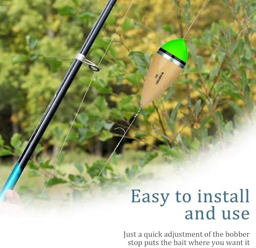 THKFISH Fishing Bobbers Slip Bobbers for Fishing Floats Bobbers for Fishing Balsa Bobbers for Steelhead Fish Float Rigs Freshwater Saltwater Floatage - Image 7