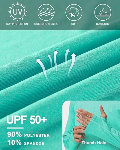 Roadbox Men's UPF 50+ Fishing Shirts, Long Sleeve UV Sun Protection Hoodie - Image 4