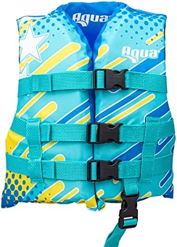 Aqua Oceans 7 Life Jacket for Kids - US Coast Guard Approved Life Vest for Infant, Child & Youth Boys and Girls, Open-Side PFD for Boating, Swimming & Water Sports - Image 4