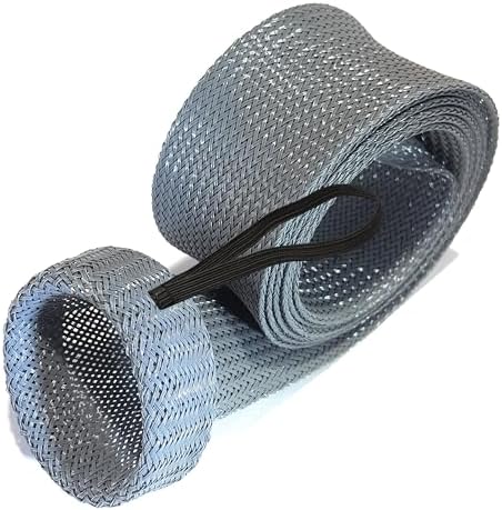Reaction Tackle Rod Socks, Fishing Rod Sleeves and Covers for Spinning and Casting Rods, Breathable Mesh Rod Protectors with Elastic Band (2-Pack) - Image 2