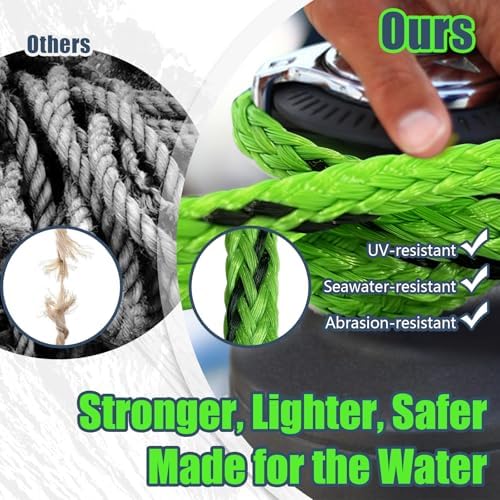 Boat Tow Rope 60ft 1-6 Riders, Floating Ropes for Towable Tubes - Image 5