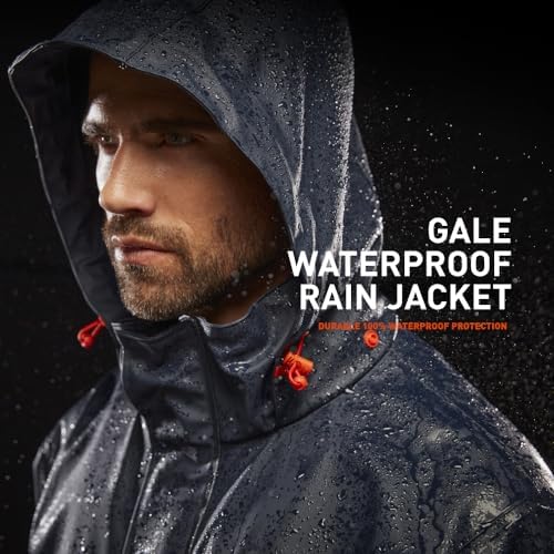 Helly Hansen Gale Men's Rain Jacket, Waterproof, Stretch Fit, Hiking Jacket - Image 3