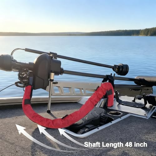 48" Trolling Motor Cable Sleeve - Wire Cover for Boat - Image 3