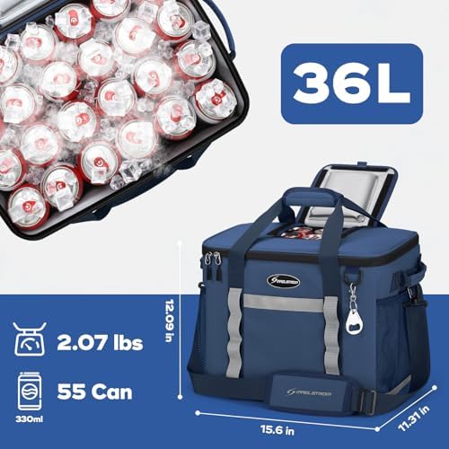 Maelstrom Soft Cooler Bag, 35/55/75 Can Beach Cooler with Flip-top Access - Image 5