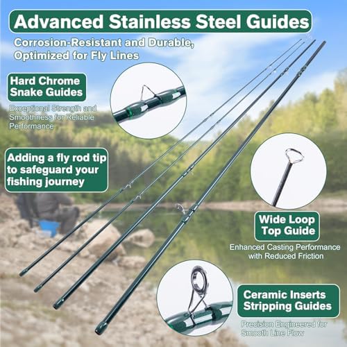 Goture Fly Fishing Kit & Gear Bag, 9FT Fly Rod and Reel Combo - Image 2