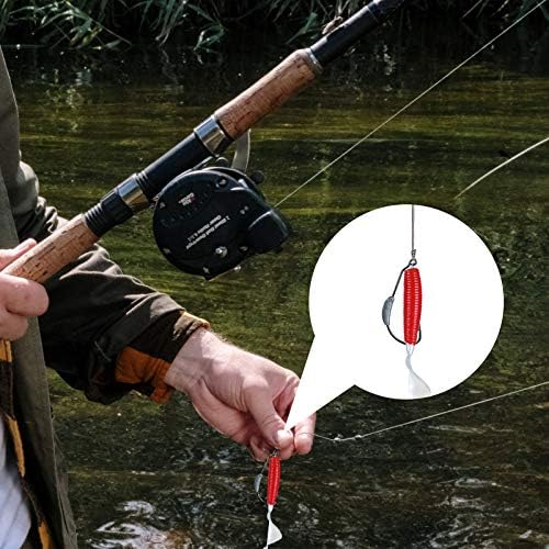 25 Pcs/Box Weighted Swimbait Hooks, Weighted Fishing Hooks Saltwater Worm Weedless Hooks for Bass Fishing Mixed 5 Size 1/0 2/0 3/0 4/0 5/0 - Image 7