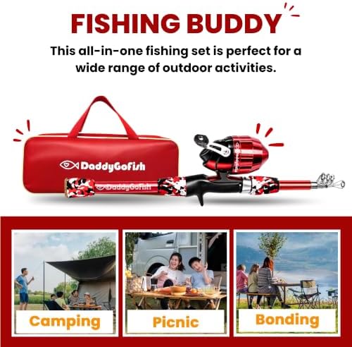 Kids Fishing Pole for Boys, Girls & Youth Age, Toddler Fishing Pole Set Kit - Image 6